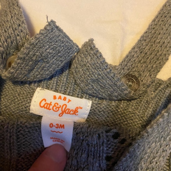 4 for $20 in bundle-Cat and Jack sweater romper with shirt - Picture 2 of 2